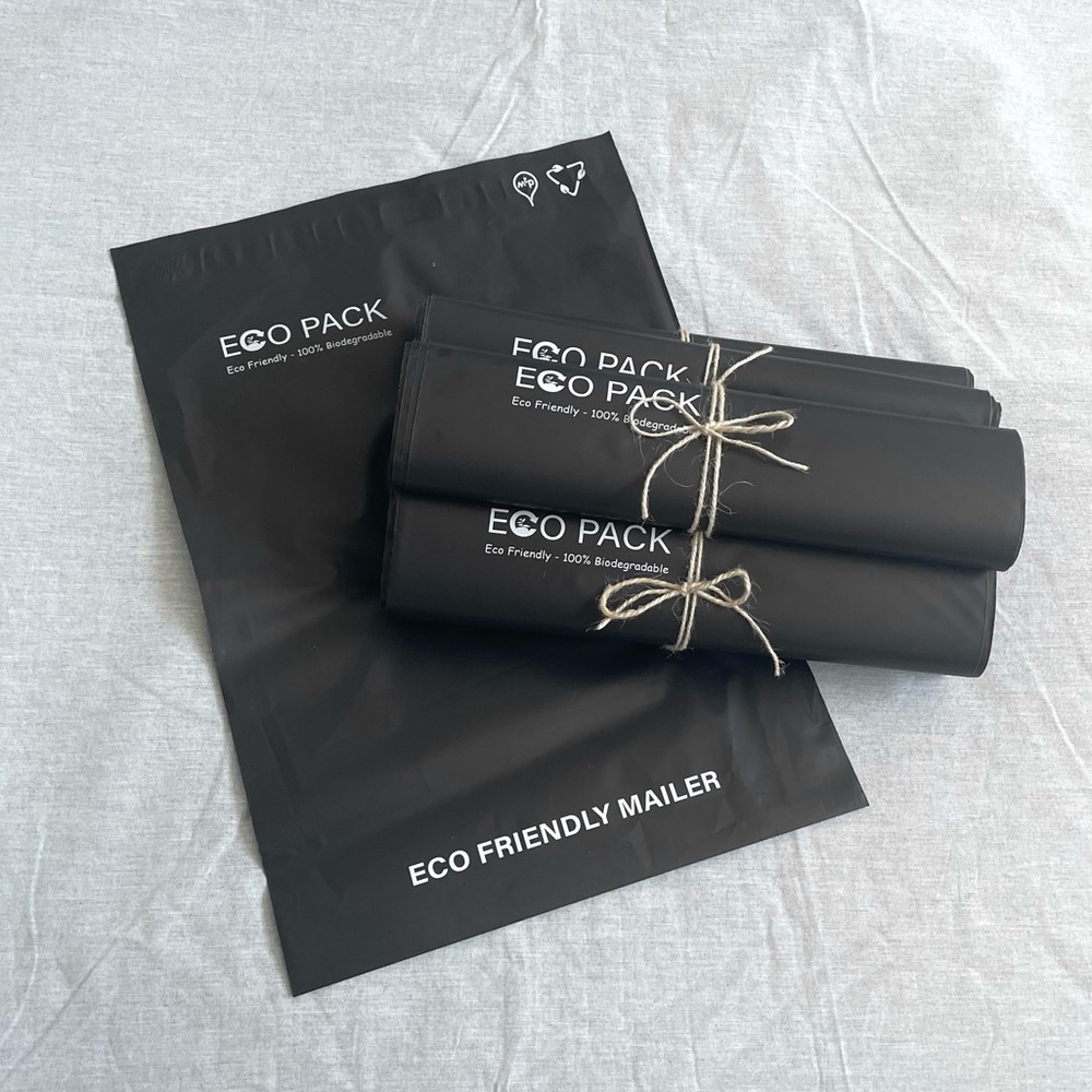 Eco Biodegradable Compostable Shipping Mailers 25pk - 25 x 35cm